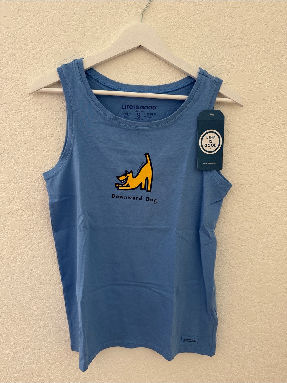 Life Is Good Downward Dog Tank Top